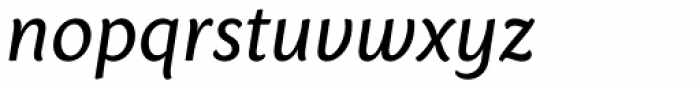 Sharik Sans Italic Font LOWERCASE