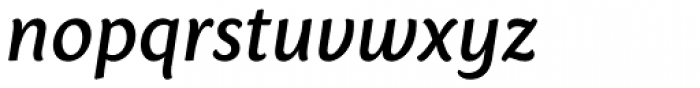 Sharik Sans Medium Italic Font LOWERCASE