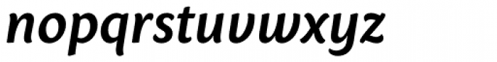 Sharik Sans SemiBold Italic Font LOWERCASE