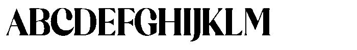 Sharink Black Condensed Font UPPERCASE