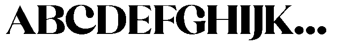 Sharink Black Expanded Font UPPERCASE