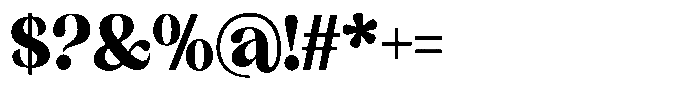 Sharink Black Semi Condensed Font OTHER CHARS