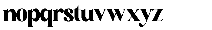 Sharink Black Semi Condensed Font LOWERCASE