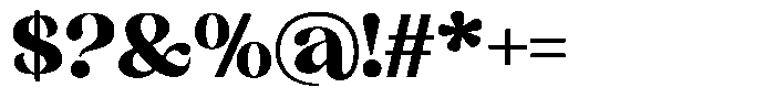 Sharink Black Semi Expanded Font OTHER CHARS