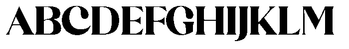 Sharink Black Semi Expanded Font UPPERCASE