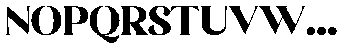 Sharink Black Semi Expanded Font UPPERCASE