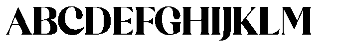 Sharink Black Font UPPERCASE