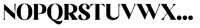 Sharink Black Font UPPERCASE
