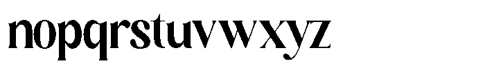 Sharink Bold Condensed Font LOWERCASE