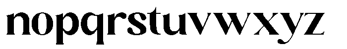 Sharink Bold Expanded Font LOWERCASE