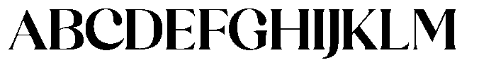 Sharink Bold Semi Expanded Font UPPERCASE