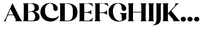 Sharink Extra Bold Expanded Font UPPERCASE