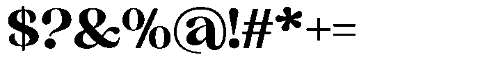 Sharink Extra Bold Semi Expanded Font OTHER CHARS