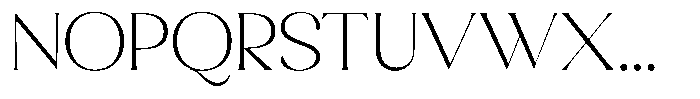 Sharink Extra Light Semi Expanded Font UPPERCASE