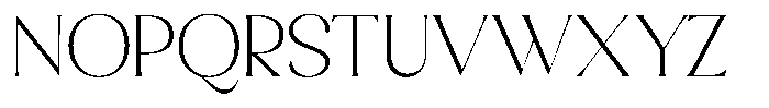 Sharink Extra Light Font UPPERCASE