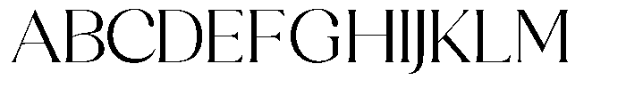 Sharink Light Expanded Font UPPERCASE