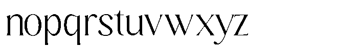 Sharink Light Semi Condensed Font LOWERCASE