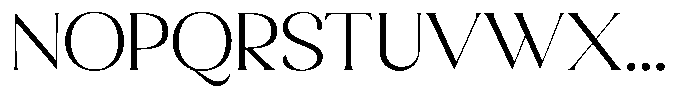 Sharink Light Semi Expanded Font UPPERCASE