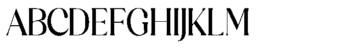 Sharink Medium Condensed Font UPPERCASE