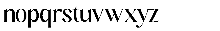 Sharink Medium Semi Condensed Font LOWERCASE