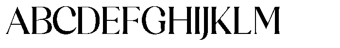 Sharink Medium Font UPPERCASE