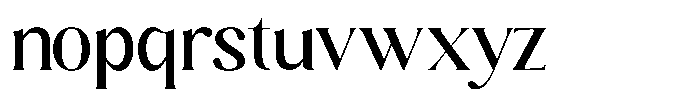 Sharink Medium Font LOWERCASE