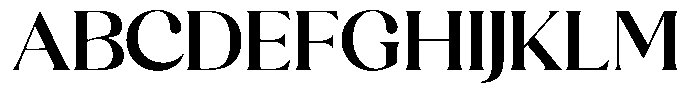 Sharink Semi Bold Expanded Font UPPERCASE