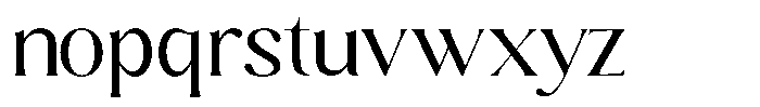 Sharink Semi Expanded Font LOWERCASE