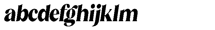 Sharink Slant Black Condensed FONT