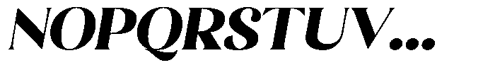 Sharink Slant Black Expanded Font UPPERCASE