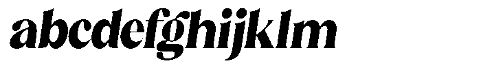 Sharink Slant Black Semi Condensed FONT