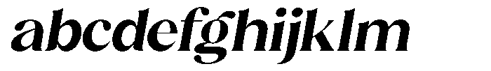 Sharink Slant Bold Expanded FONT