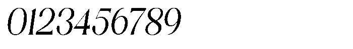 Sharink Slant Condensed Font OTHER CHARS