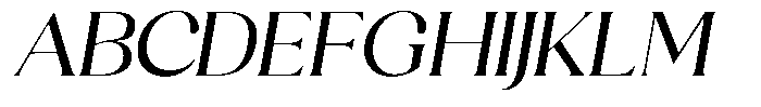 Sharink Slant Expanded Font UPPERCASE
