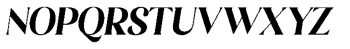 Sharink Slant Extra Bold Semi Condensed Font UPPERCASE