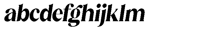 Sharink Slant Extra Bold Semi Condensed FONT