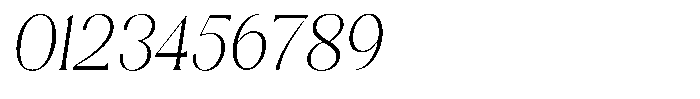 Sharink Slant Extra Light Semi Condensed Font OTHER CHARS