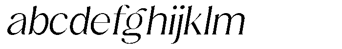 Sharink Slant Light Semi Expanded FONT