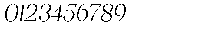 Sharink Slant Light Font OTHER CHARS