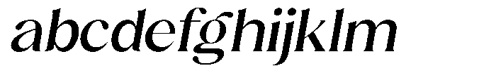 Sharink Slant Medium Expanded FONT