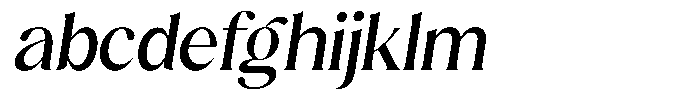 Sharink Slant Medium FONT
