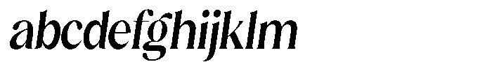 Sharink Slant Semi Bold Condensed FONT