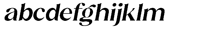 Sharink Slant Semi Bold Expanded FONT
