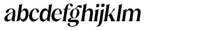 Sharink Slant Semi Bold Semi Condensed FONT