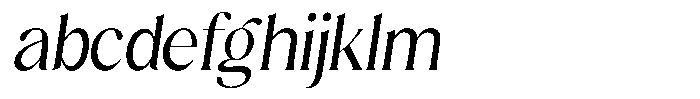 Sharink Slant Semi Condensed FONT