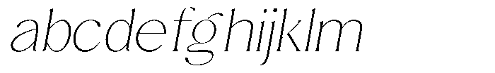 Sharink Slant Thin Expanded FONT