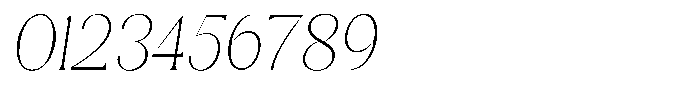 Sharink Slant Thin Semi Condensed Font OTHER CHARS