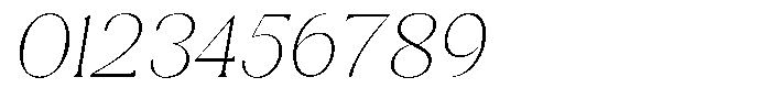 Sharink Slant Thin Semi Expanded Font OTHER CHARS