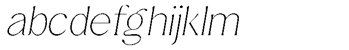 Sharink Slant Thin Semi Expanded FONT