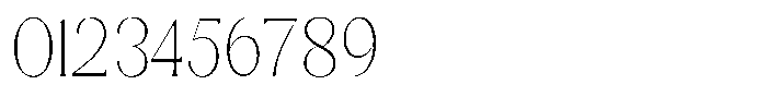 Sharink Thin Condensed Font OTHER CHARS